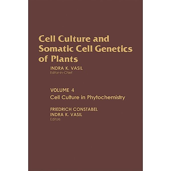 Cell Culture in Phytochemistry