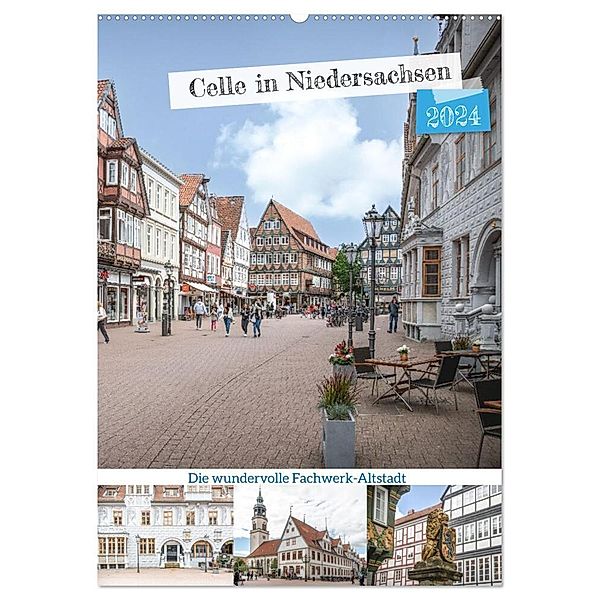 Celle in Niedersachsen (Wandkalender 2024 DIN A2 hoch), CALVENDO Monatskalender, Steffen Gierok-Latniak