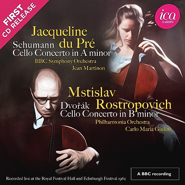 Cello Concertos, Du Pré, Rostropowitsch, Martinon, Giulini, Bbc So
