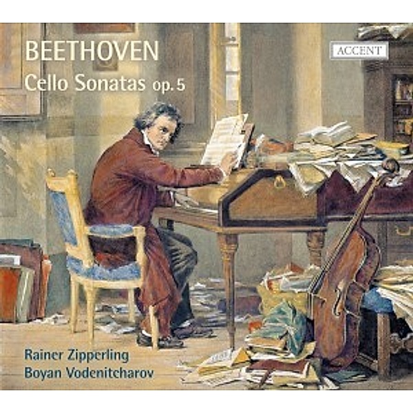 Cello Sonatas Op.5,Variations Op.66 & Woo 45, Zipperling, Vodenitcharov