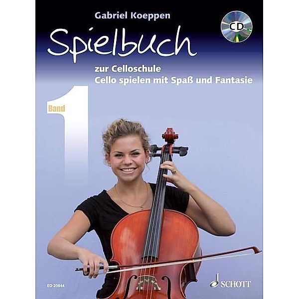 Cello spielen mit Spass und Fantasie, Spielbuch für 1-3 Violoncelli, teilweise mit Klavier, m. Audio-CD, Gabriel Koeppen