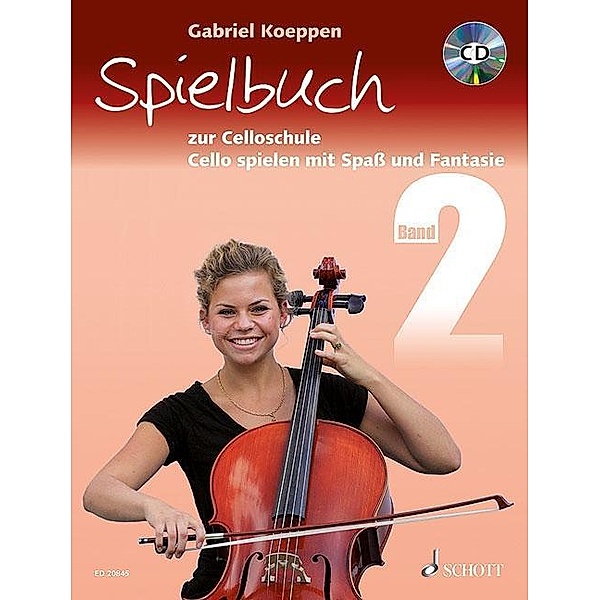 Cello spielen mit Spaß und Fantasie, Spielbuch zur Celloschule für 1-3 Violoncelli, teilweise mit Klavier, m. Audio-CD, Gabriel Koeppen