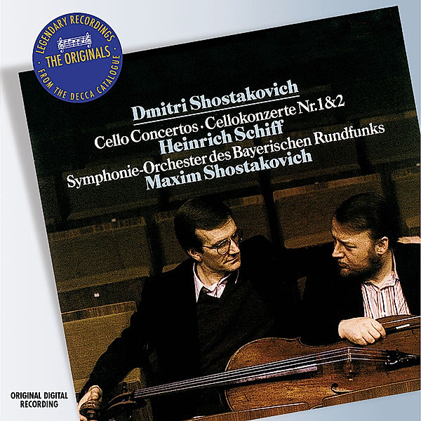 Cellokonzerte 1,2, Heinrich Schiff, Maxim Schostakowitsch, BRSO
