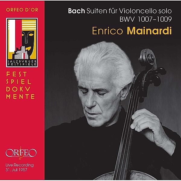 Cellosuiten 1-3 Bwv 1007-1009, Enrico Mainardi