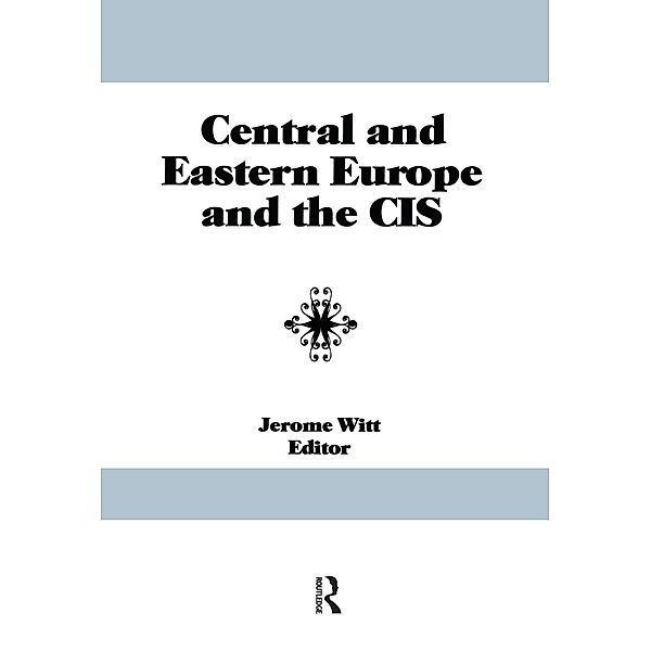 Central and Eastern Europe and the CIS, Jerome Witt