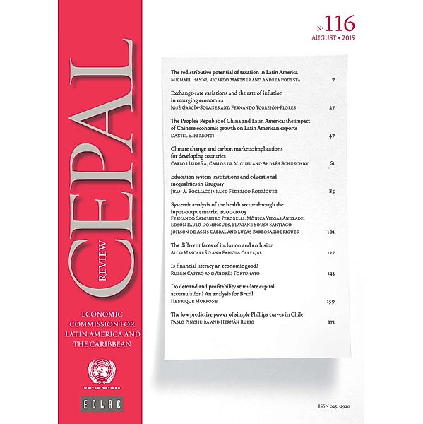 CEPAL Review: CEPAL Review No.116, August 2015