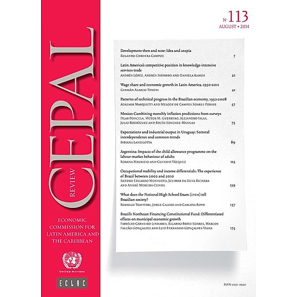 CEPAL Review No. 113, August 2014 / CEPAL Review