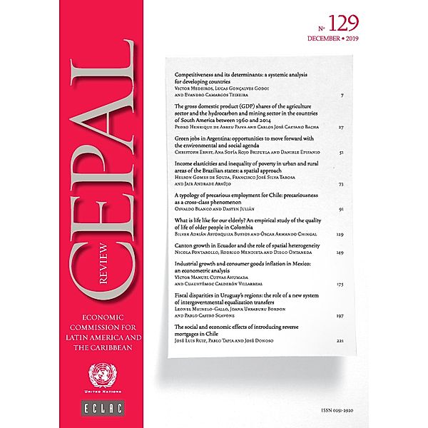 CEPAL Review No.129, December 2019/Revista de la CEPAL No.129, Diciembre 2019 / CEPAL Review