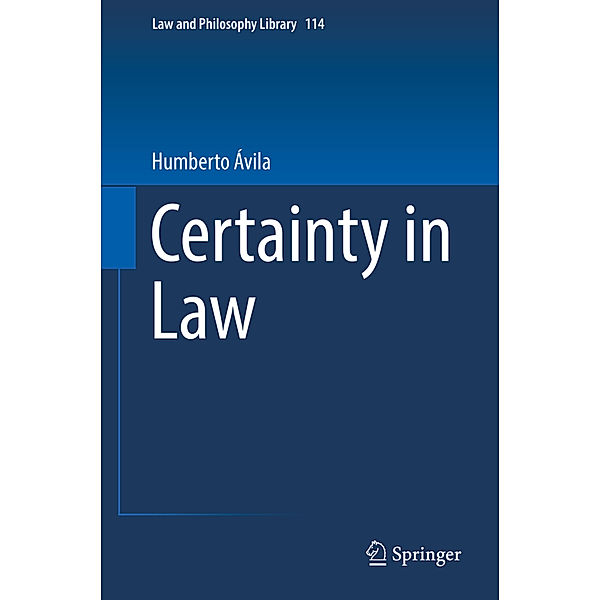 Certainty in Law, Humberto Ávila