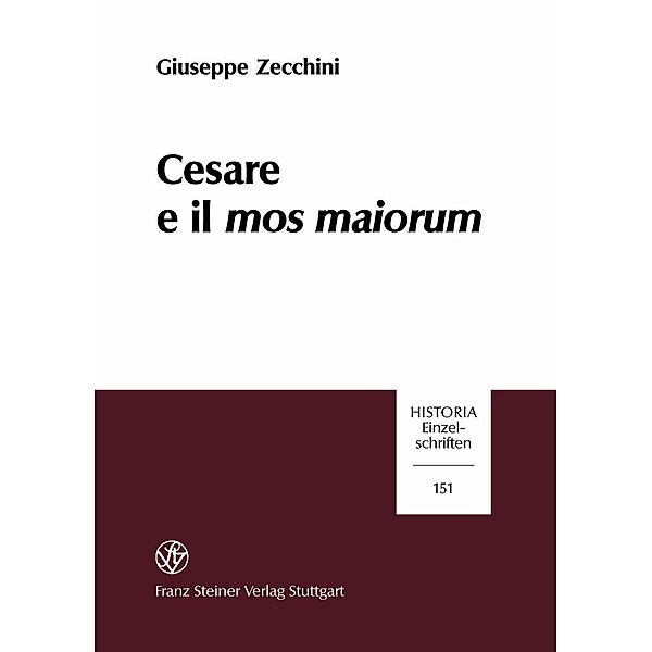 Cesare e il mos maiorum, Giuseppe Zecchini