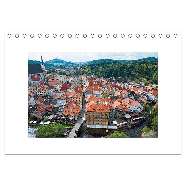 Ceský Krumlov - Böhmisch Krumau (Tischkalender 2025 DIN A5 quer), CALVENDO Monatskalender, Calvendo, Frauke Scholz