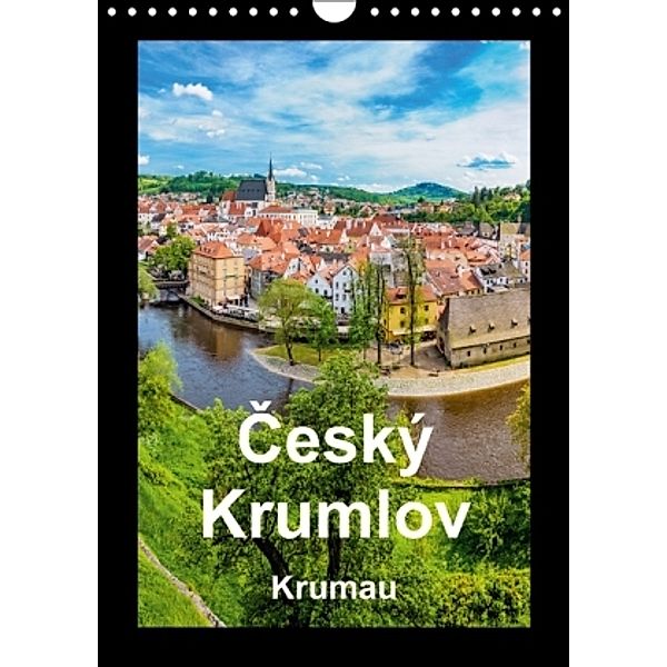 Cesky Krumlov Krumau (Wandkalender 2014 DIN A4 hoch), Aguja