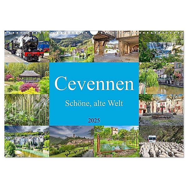 Cevennen - Schöne alte Welt (Wandkalender 2025 DIN A3 quer), CALVENDO Monatskalender, Calvendo, Bodo Schmidt Photography