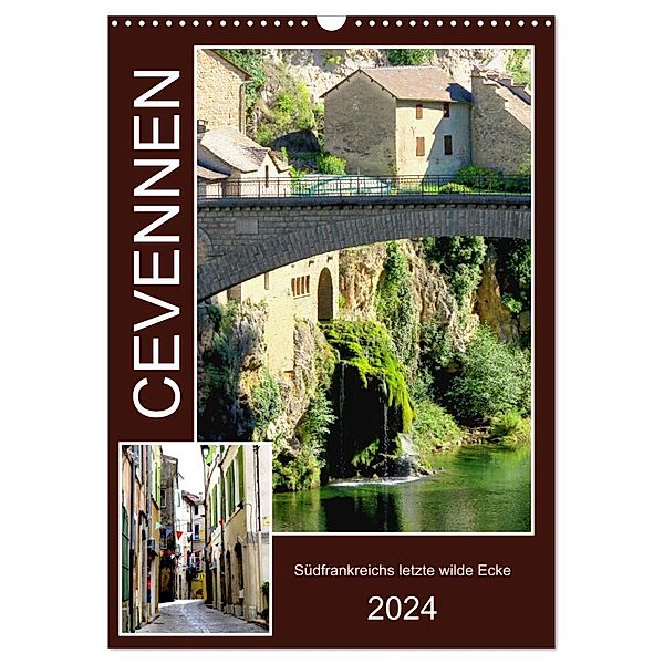Cevennen, Südfrankreichs letzte wilde Ecke (Wandkalender 2024 DIN A3 hoch), CALVENDO Monatskalender, Sabine Löwer