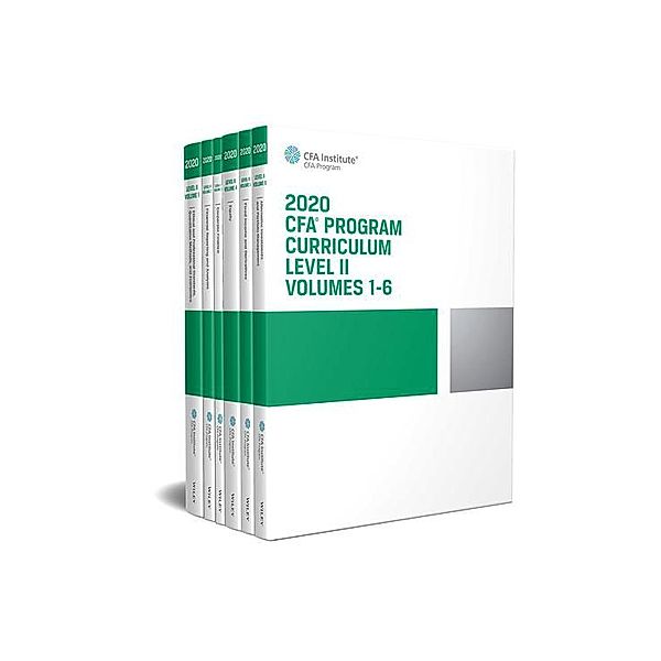 CFA Program Curriculum 2020 Level II, Volumes 1-6 Box Set / CFA Curriculum 2020, CFA Institute