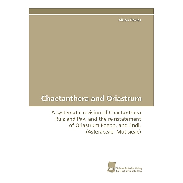 Chaetanthera and Oriastrum, Alison Davies