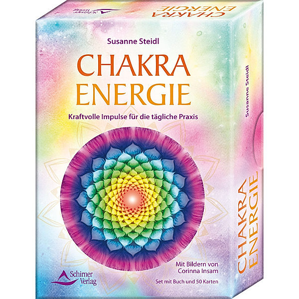 Chakra-Energie, 50 Karten mit Begleitbuch, Susanne Steidl