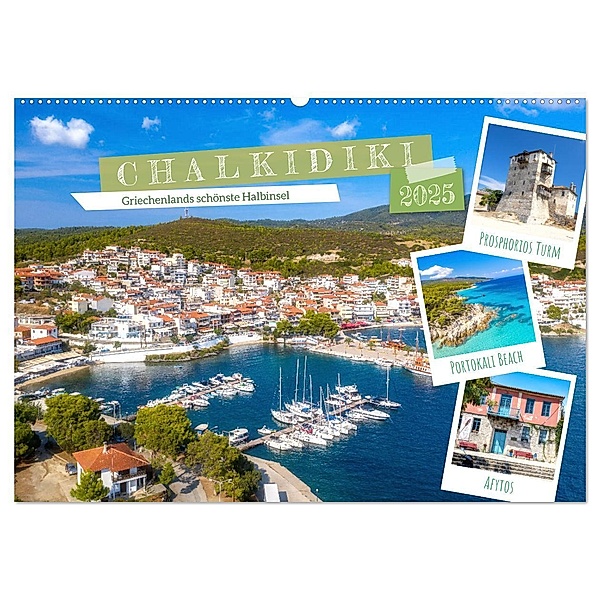 Chalkidiki - Griechenlands schönste Halbinsel (Wandkalender 2025 DIN A2 quer), CALVENDO Monatskalender, Calvendo, Tilo Grellmann