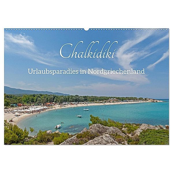 Chalkidiki - Urlaubsparadies in Nordgriechenland (Wandkalender 2024 DIN A2 quer), CALVENDO Monatskalender, Siegfried Kuttig