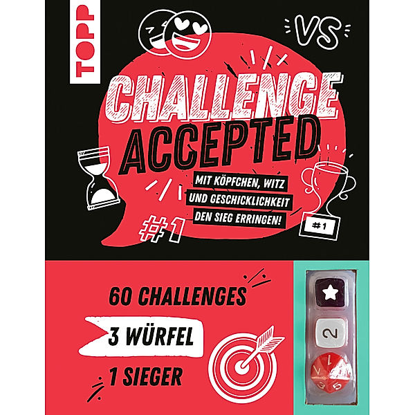 Challenge accepted! Mit 3 Würfeln und 60 Challenges, frechverlag