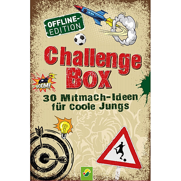 Challengebox 30 Mitmach-Ideen für coole Jungs, Schwager & Steinlein Verlag