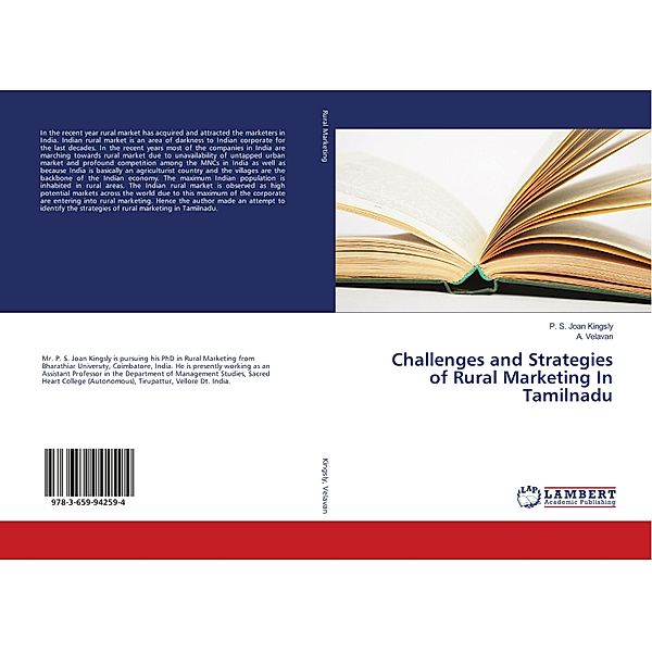 Challenges and Strategies of Rural Marketing In Tamilnadu, P. S. Joan Kingsly, A. Velavan