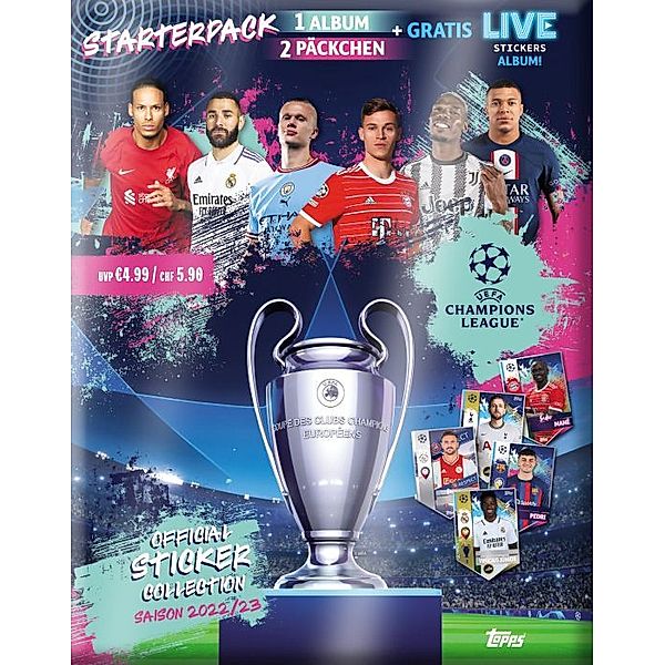Champions League Sticker Albumpack 2022/2023