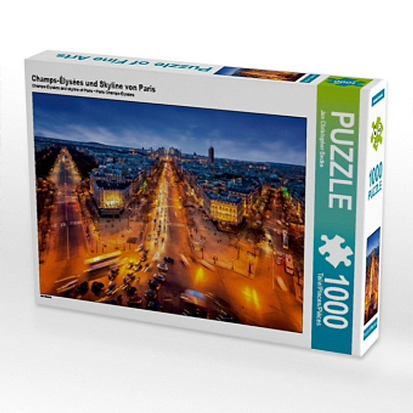 Champs-Élysées und Skyline von Paris (Puzzle), Jan Christopher Becke