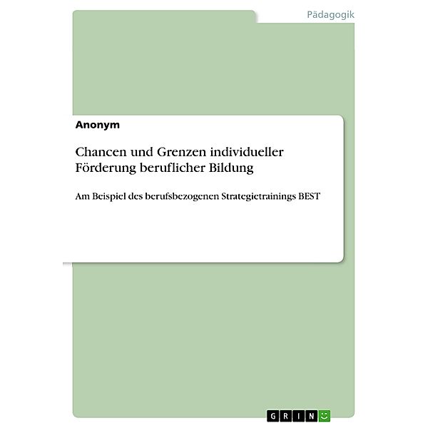 Chancen und Grenzen individueller Förderung beruflicher Bildung