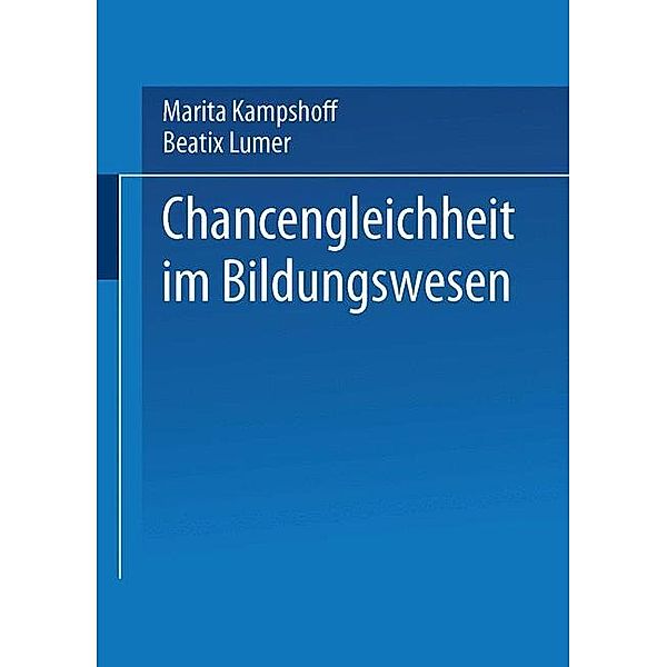 Chancengleichheit im Bildungswesen