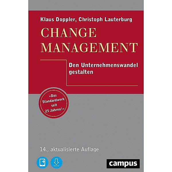 Change Management, m. 1 Buch, m. 1 E-Book, Klaus Doppler, Christoph Lauterburg