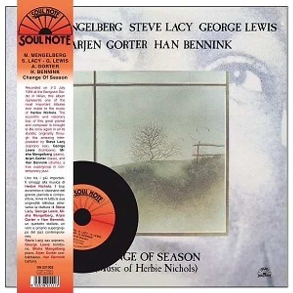 Change Of Season (Music Of Herbie Nichols) (Cd+Lp) (Vinyl), Misha | S.Lacy | G.Lewis | A.Gorter Mengelberg