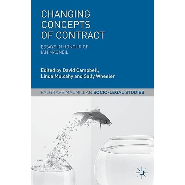 Changing Concepts of Contract / Palgrave Socio-Legal Studies