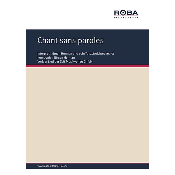 Chant sans paroles, Siegfried Osten, Jürgen Herman