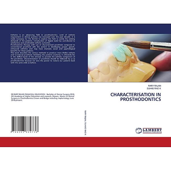 CHARACTERISATION IN PROSTHODONTICS, RARY RAJAN, SUHAS RAO K