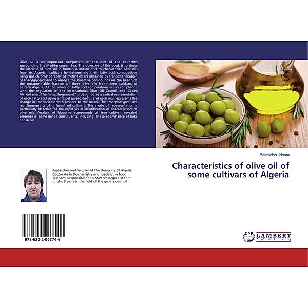 Characteristics of olive oil of some cultivars of Algeria, Benrachou Noura