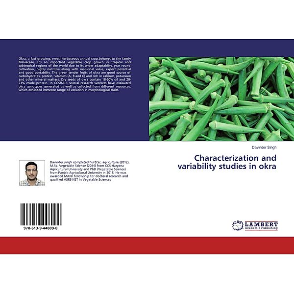 Characterization and variability studies in okra, Davinder Singh
