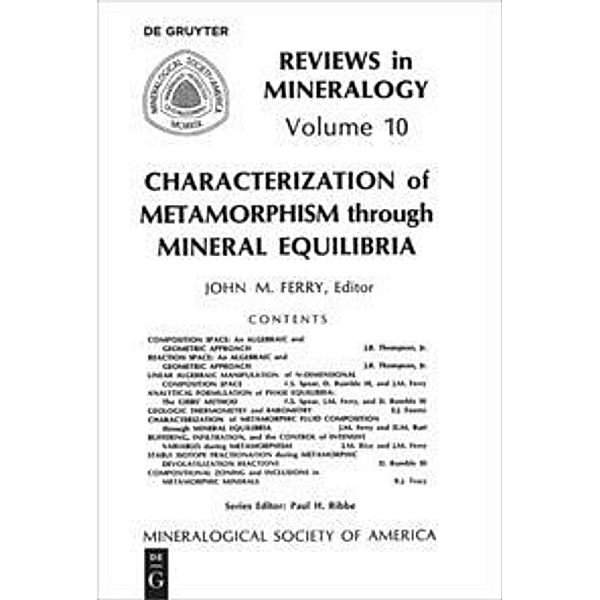 Characterization of Metamorphism through Mineral Equilibria