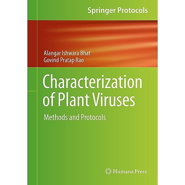 Characterization of Plant Viruses / Springer Protocols Handbooks, Alangar Ishwara Bhat, Govind Pratap Rao