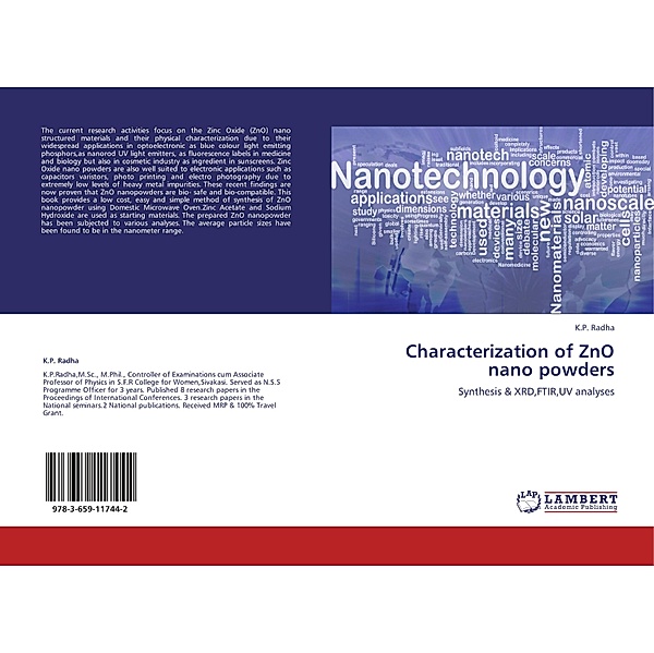 Characterization of ZnO nano powders, K.P. Radha