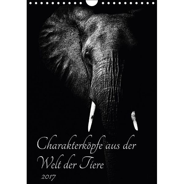 Charakterköpfe aus der Welt der Tiere (Wandkalender 2017 DIN A4 hoch), Kirsten Karius