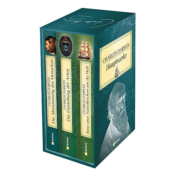 Charles Darwin Hauptwerke - 3 Bände im Schuber, Charles Darwin