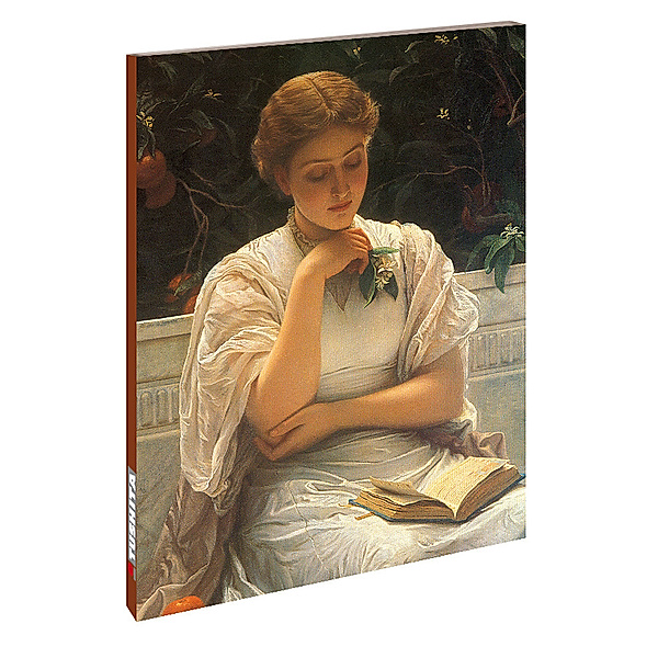 Charles Edward Perugini, Girl Reading (1878)