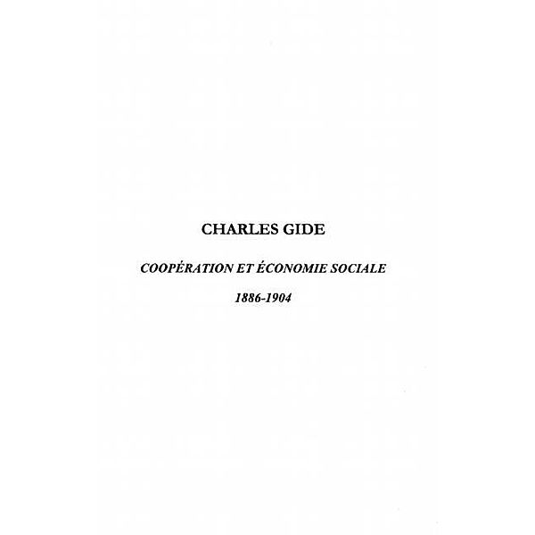 CHARLES GIDE / Hors-collection, Collectif