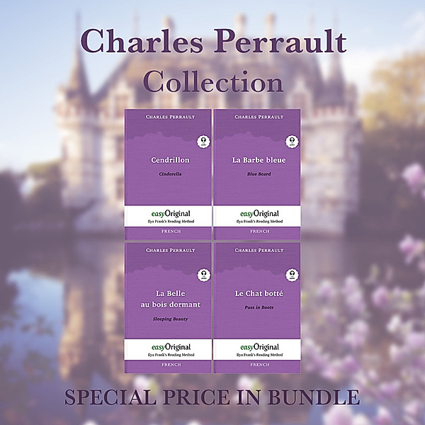 Charles Perrault Collection (books + 4 audio-CDs) - Ilya Frank's Reading Method, m. 4 Audio-CD, m. 4 Audio, m. 4 Audio, 4 Teile, Charles Perrault
