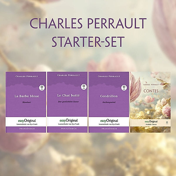 Charles Perrault (mit 4 MP3 Audio-CDs) - Starter-Set, m. 4 Audio-CD, m. 4 Audio, m. 4 Audio, 4 Teile, Charles Perrault