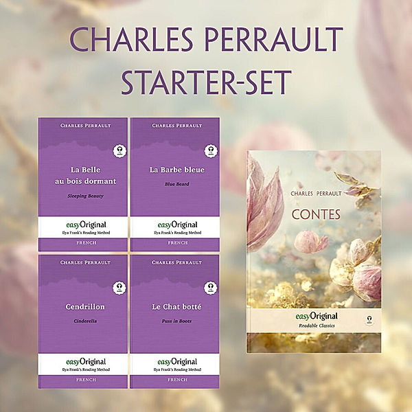Charles Perrault (with 5 MP3 audio-CDs) - Starter-Set - French-English, m. 5 Audio-CD, m. 5 Audio, m. 5 Audio, 5 Teile, Charles Perrault