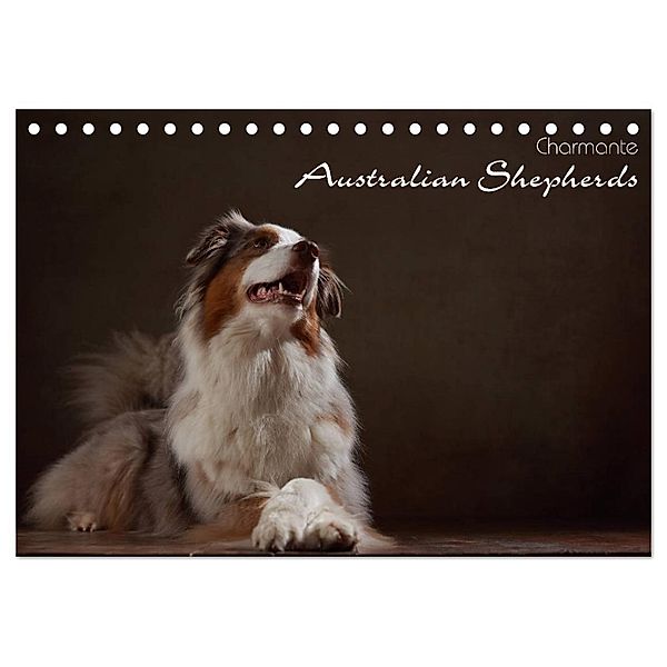 Charmante Australian Shepherds (Tischkalender 2024 DIN A5 quer), CALVENDO Monatskalender, Jana Behr