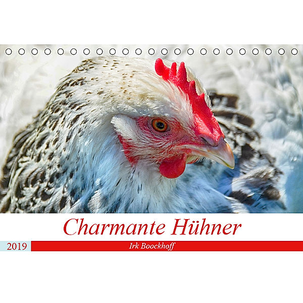 Charmante Hühner (Tischkalender 2019 DIN A5 quer), Irk Boockhoff