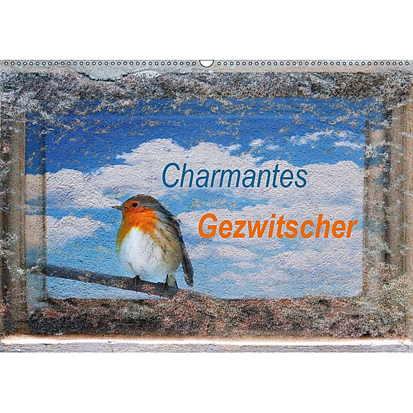 Charmantes Gezwitscher (Wandkalender 2019 DIN A2 quer), Anette Jäger